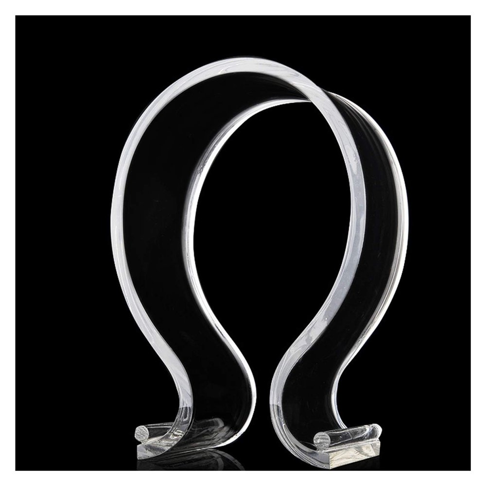 Headphone Stand Earphone Display Stand Multifunctional Base Stand Arc Stand Crystal Acrylic Earphone Accessory Hanger Headset Stand