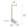 Headphone Stand Headphone Hanger Desktop Vertical Headset Stand Game Table Accessories Multifunctional Headphone Display Stand Acrylic Transparent Base Metal Stand Headset Stand view 2
