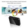 4K HDMI-Compatible Splitter Full HD 1080p HDMI-Compatible Switch 1x2 Splitter 1 in 2 Out Amplifier Dual Display view 3