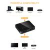 4K HDMI-Compatible Splitter Full HD 1080p HDMI-Compatible Switch 1x2 Splitter 1 in 2 Out Amplifier Dual Display view 4