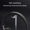Headphone Stand Headphone Bracket Creative Headphone Bracket Aluminum Alloy Headphone Bracket Jewelry Display Stand Bracket Headset Hanger Cost-effective Headphone Bracket Stable Bracket Headset Stan view 4