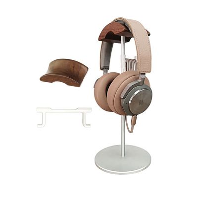 Headphone Stand Headphone Rack Aluminum Alloy Wooden Rack Desktop Headphone Hanger Headphone Display Stand Game Table Accessories Headset Holder Headset Stand (Color : C) (B)