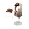 Headphone Stand Headphone Rack Aluminum Alloy Wooden Rack Desktop Headphone Hanger Headphone Display Stand Game Table Accessories Headset Holder Headset Stand (Color : C) (B) view 1