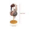 Headphone Stand Headphone Rack Aluminum Alloy Wooden Rack Desktop Headphone Hanger Headphone Display Stand Game Table Accessories Headset Holder Headset Stand (Color : C) (B) view 2