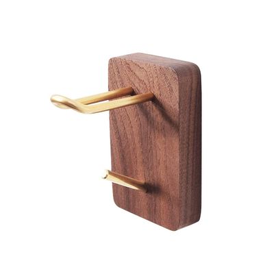 Headphone Stand Headset Rack Wall-Mounted Headphone Holder Game Table Accessories Multi-Function Headset Stand Wooden Headphone Storage Rack Metal Hook Headset Stand
