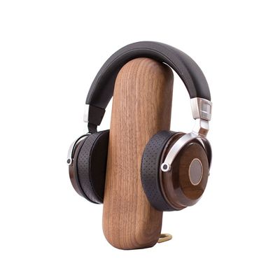 Headphone Stand Headphone Stand Desktop Headset Stand Game Table Accessories Multi-Function Headphone Rack Wooden Display Stand 9.84 Inches High Headset Stand (Color : C-Walnut)