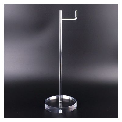 Headphone Stand Stainless Steel Acrylic Headphone Stand Headphone Display Hanger Headset Accessories for All Headphone Sizes Easy to Install Headset Stand