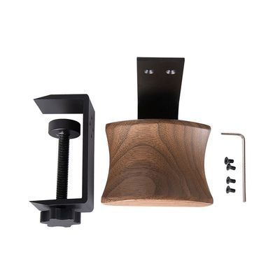 Headphone Stand Headphone Holder Clip Lock Type Headphone Hanger Headphone Display Stand Game Table Accessories Aluminum Alloy Wooden Headset Holder/Rack Headset Stand (Color : B2)