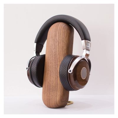 Headphone Stand Headphone Stand Desktop Wooden Headset Holder Non-Slip Silicon Base for Most Headphones Sizes Simple Display Rack Hanger Headset Stand (Color : A) (B)