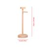 Headphone Stand Headphone Hanger Desktop Solid Wood Vertical Headphone Rack Game Table Accessories Universal Headphone Display Stand 11.22 Inches High Headset Stand (Color : B) view 2