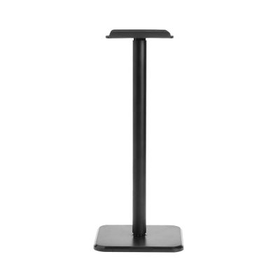 Headphone Stand Headphone Holder Aluminum Earphone Gaming Headset Desktop Display Stand Bracket Rack Hanger for All Headphones Size 230x110x25mm Headset Stand (Color : Pink) (Black)