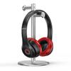 Headphone Stand Headphone Stand Aluminum Alloy Vertical Stand Desktop Headphone Holder Game Table Accessories Headset Stand 10.15 Inches High (Black/Silver) Headset Stand (Color : Black) (Silver) view 3