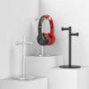 Headphone Stand Headphone Stand Aluminum Alloy Vertical Stand Desktop Headphone Holder Game Table Accessories Headset Stand 10.15 Inches High (Black/Silver) Headset Stand (Color : Black) (Silver) view 4