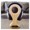 Headphone Stand Headphone Holder Unique Wooden Headphone Stand Creative Study Vertical Headphone Storage Bracket Display Stand Multifunctional Bracket Headset Stand view 1