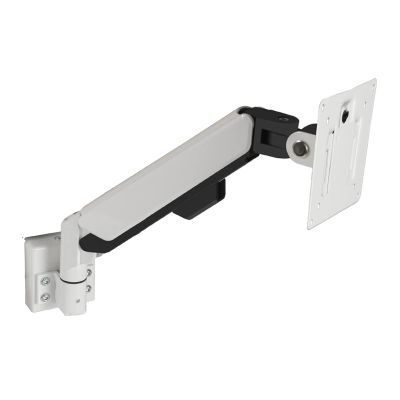 Monitor Stand Single LCD Monitor Stand Fully Adjustable Gas Spring Monitor Stand Mount Wall Mount Tilt and Swivel Bracket for 10-32 Inch Screen White Monitor Mount (Style : B) (A)