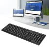 Arabic and English Computer Keyboard, USB Wired Computer Keyboard, Full Size Ergonomic Mechanical Keyboard with Standard QWERTY Key Layout for Office, Home, Business, PC, Laptops view 3