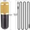 Microphone Computer Condenser PC Gaming Mic Great for Gaming Podcast LiveStreaming YouTube Recording Plug Play with Shock Mount Ideal for Gift Black view 2