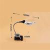 Magnifier 2.5X/8X LED Illuminating Magnifier Metal Hose Glass Desk Table Reading Lamp Light with Clamp Repair Magnifying view 2