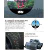 10X50 Marine Binoculars Waterproof Nitrogen Binoculars Zoom Rangefinder Hiking Travel Hunting Bird Watching (Color: B)(A) view 4