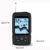 Fish Finder Portable Fish Finder Contour Readout Handheld Fishfinder 3ft(1m) to 328ft (100m) with Sonar Sensor Transducer and LCD Display Sensitivity Options Fish Depth Finder view 2