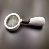 Hand-held Magnifying Glass 4X LED Lighted Reading Magnifier Magnifier with 2 White LED Lights Perfect for Close Work Repair Crafts Reading view 4