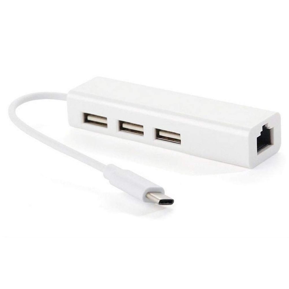 Docking Station USB Hub Type-C to Network Card Hub Support Hot Swap Low Power Consumption