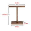 Headphone Stand Headset Holder Vertical Wooden Stand Desktop Headphone Hanger Headphone Display Stand Game Table Accessories Headphone Stand 11.02 Inches High Headset Stand (Color : A) view 2