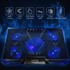 12-17 Inch Gaming Laptop Cooler Cooling Pad 5 Quiet Fans USB Powered Blue LED Light 7 Level Adjustable Mount Stands view 3