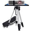 Aluminum Tripod Projector Stand Adjustable Laptop Stand Computer Stand with Plate and Carry Bag Folding Floor Projector Tripod Stan for Indoor Outdoor Use view 1