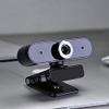 Computer HD Online Lesson USB Live Indoor Video Built-in Sound Absorption Noise Reduction Microphone 360-degree Rotating Multi-Function Base Suitable for Home Comp view 2