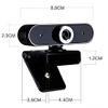 Computer HD Online Lesson USB Live Indoor Video Built-in Sound Absorption Noise Reduction Microphone 360-degree Rotating Multi-Function Base Suitable for Home Comp view 4
