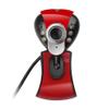 Computer Webcam Camera USB 2.0 50.0M 6 LEDs PC Camera 1080P HD Web Cam with Microphone Clip-on for PC Laptop Camera view 2