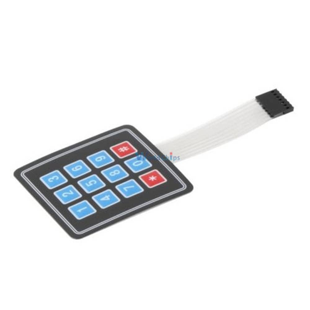 3x4 4x3 Matrix Array/Matrix Keyboard 12 Key Membrane Switch Keypad for Arduino