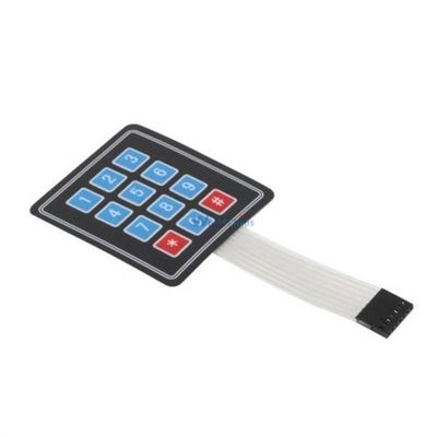 10PCS 4x3 Matrix Array 12 Key Membrane Switch Keypad Keyboard 3x4 Control Panel Microprocessor Keyboard for Arduino AVR