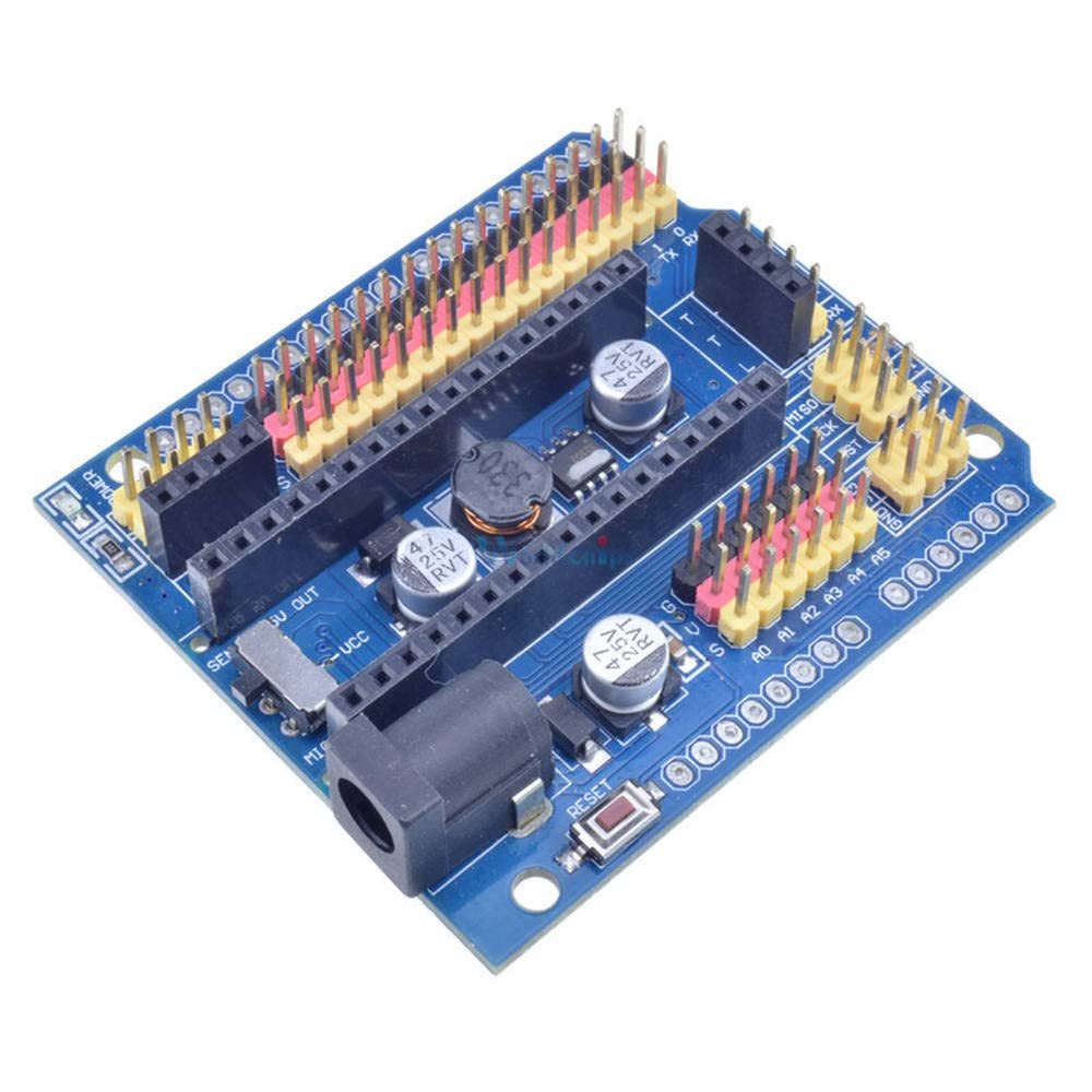 1Pcs Standard for Arduino Nano V3.0 I/O Expansion Board Micro Sensor Shield Module 5V for R3 for Leonardo One