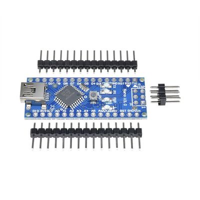 Classic Version 5Pcs Mini USB Nano 3.0 Atmega328P-AU atmega328 Microcontroller for Arduino FT232 5V 16M Board Module with Pins