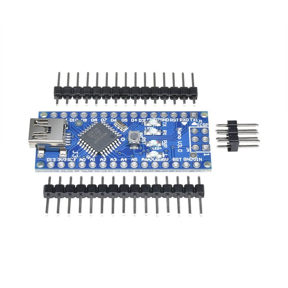 Classic Version 5Pcs Mini USB Nano 3.0 Atmega328P-AU atmega328 Microcontroller for Arduino FT232 5V 16M Board Module with Pins