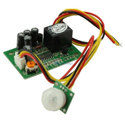 12V PIR IR Pyroelectric Infrared Module Adjustable Relay Output Sensor New