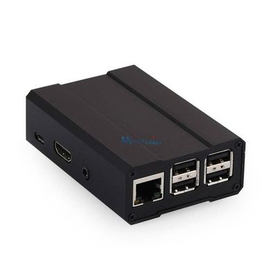 Black Premium Aluminum Alloy Metal Case Shell 3 Model GPIO Necessary Port Enclosure Box for Pi 2 B Model B+