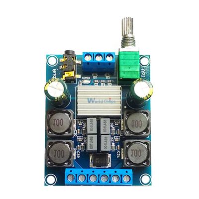 50Wx2 TPA3116D2 Dual Channel DC 4.5-27V Digital Power Amplifier Board Two Channel Stereo High Efficiency