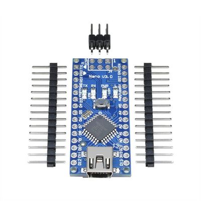 Classic Version 10Pcs Mini USB Nano 3.0 Atmega328P-AU atmega328 Microcontroller for Arduino FT232 5V 16M Board Module with Pins