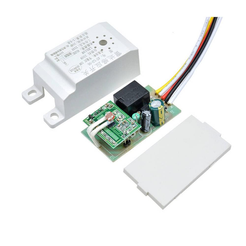 220V AC 50Hz Auto Infrared Sensor Swicth Body Motion PIR Microwave Radar Sensor Module Sensitivity 7LUX