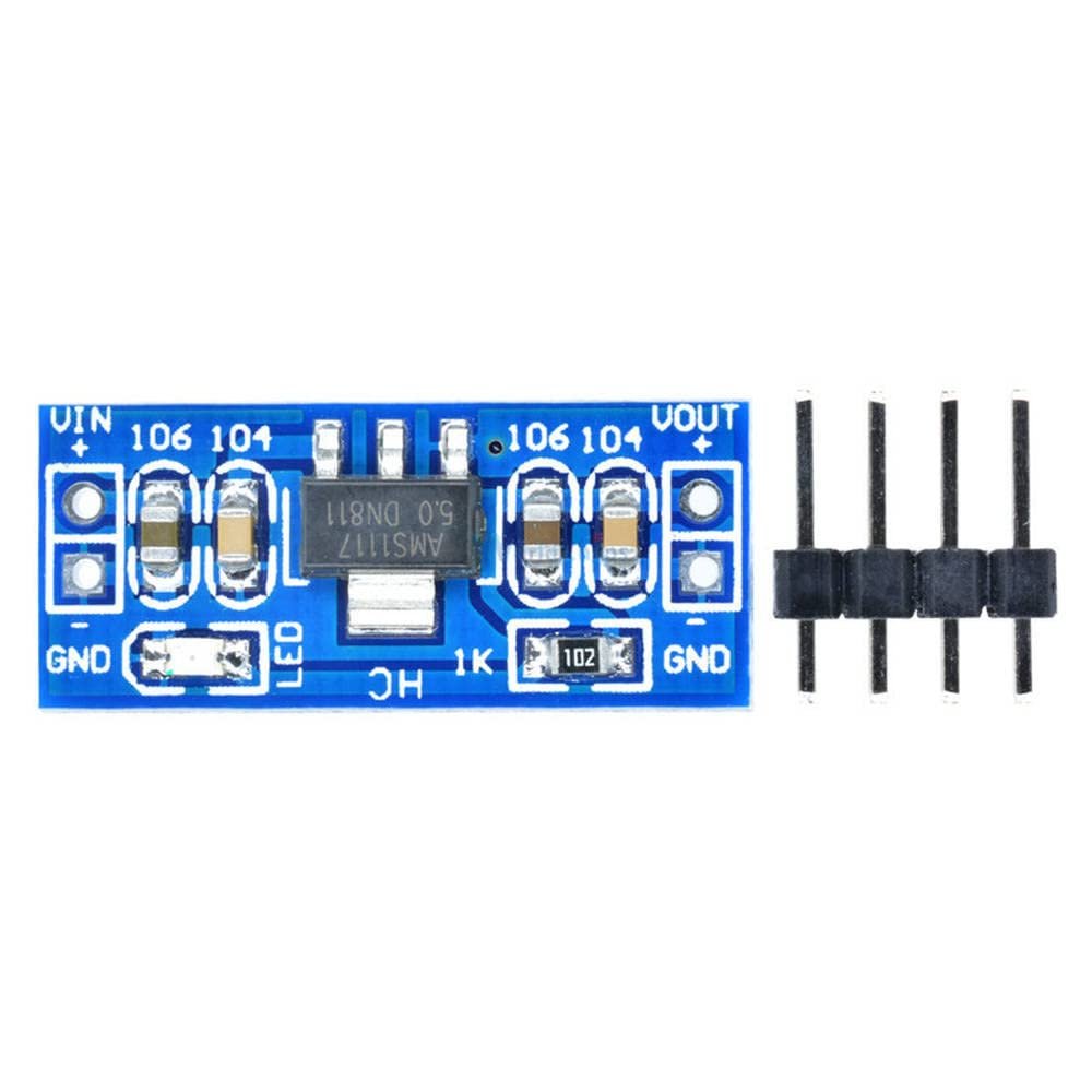 10Pcs Standard 6.0V-12V to 5V AMS1117-5.0V Power Supply Module AMS1117-5.0 for Arduino PCB Board