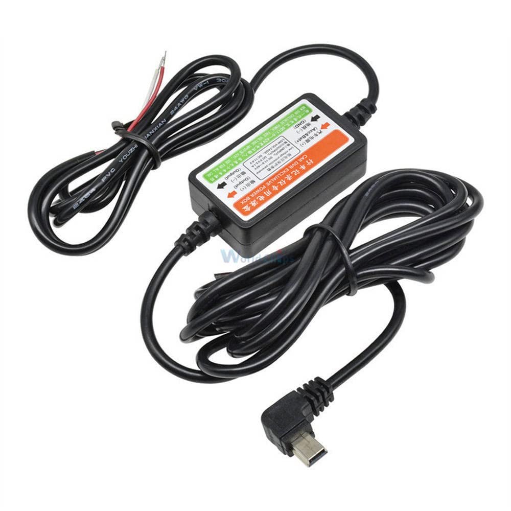 Mini USB Car Charger Cable for car auto Dash Cam Camcorder Vehicle DVR Camera Recorder DC 12V to 5V Hardware Wire Charge