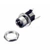 10PCS 5.5 x 2.1mm DC Power Supply Jack Socket Female Panel Mount Connector Adapter 3-Pin 12mm x 12mm x 20mm view 2