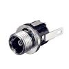 10PCS 5.5 x 2.1mm DC Power Supply Jack Socket Female Panel Mount Connector Adapter 3-Pin 12mm x 12mm x 20mm view 3