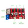 1Pcs USB Power Breakout DC to DC Power Module Micro USB 5V to 1.8V/3.3V/5V/9V/12V Top view 4