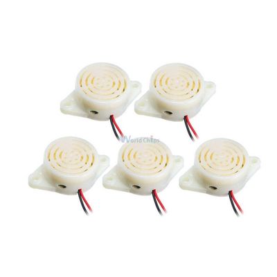 5PCS/Lot 95DB Alarm High-Decibel 3-24V 12V Electronic Buzzer Beep Alarm Intermittent Beep for Arduino SFM-27