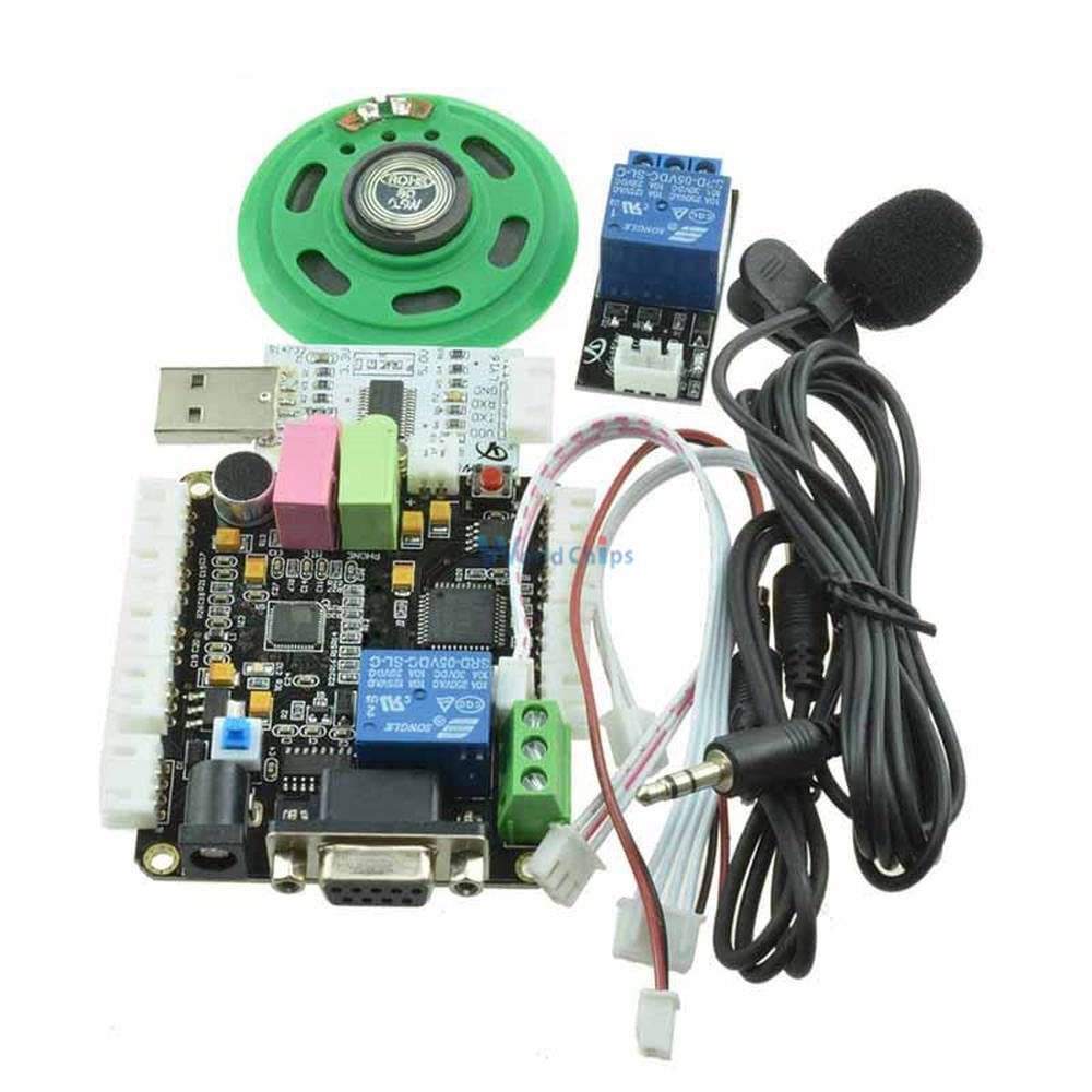 1 Set Speech Recognition Module Voice Module Non Specific Voice Recognition Voice Control Module for Arduino Raspberry