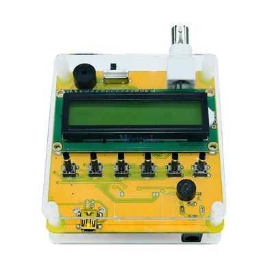 High Precision MR100 Shortwave Antenna Analyzer Meter Tester 1-60M for Ham Radio DC 12V Q9 Head with Acrylic Protective Case